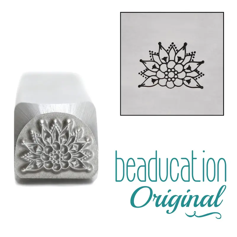 Intricate Circular Mandala Metal Stamp, 10Mm – Beaducation Original 1