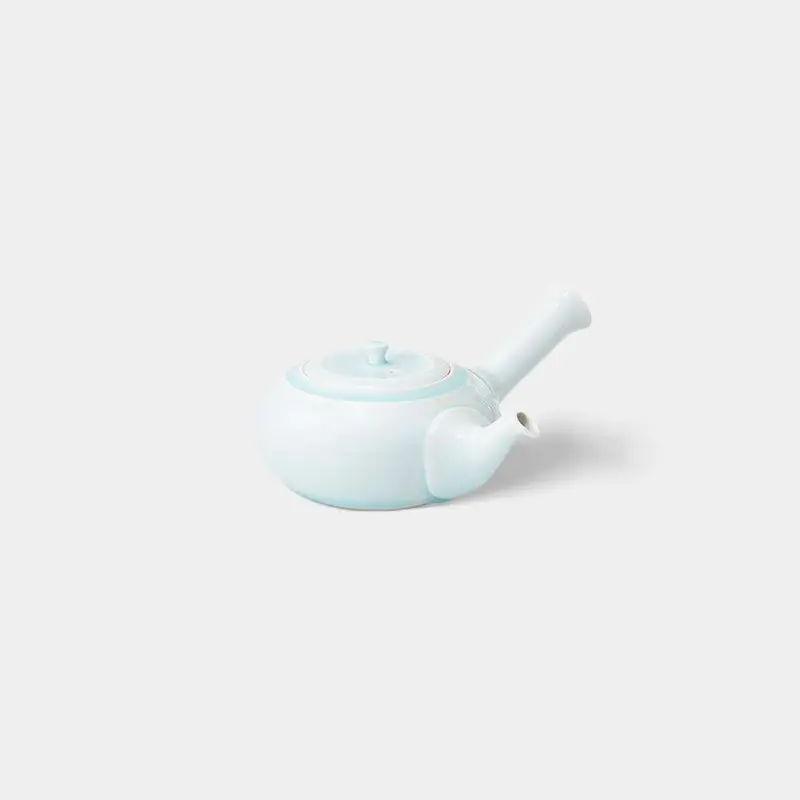 Japanese Blue Porcelain Teapot – Hasami Ware By Saikai Toki 1