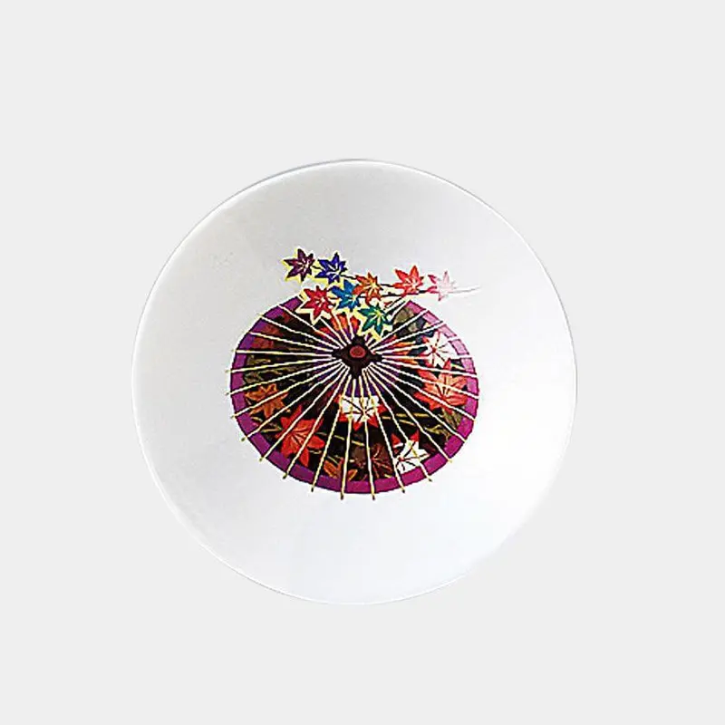 Japanese Umbrella Sake Cup – White Ceramic With Timeless Mino Aesthetic 1