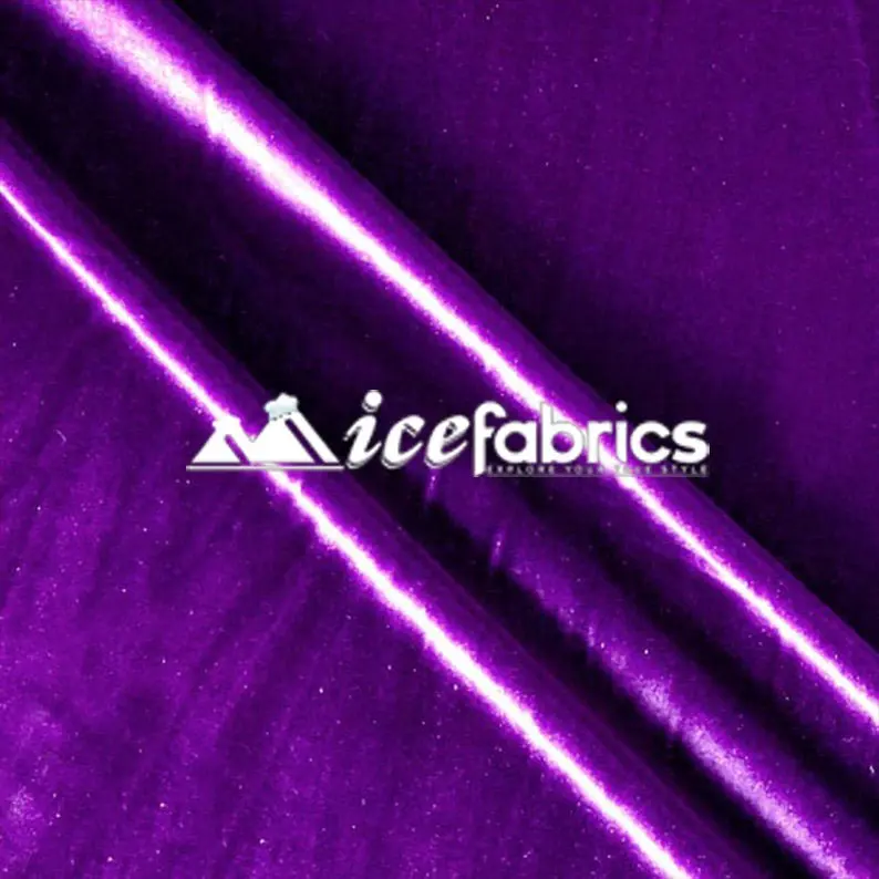 Jewel-Tone Stretch Velvet Fabric With Spandex – Luxe Soft Knit 1