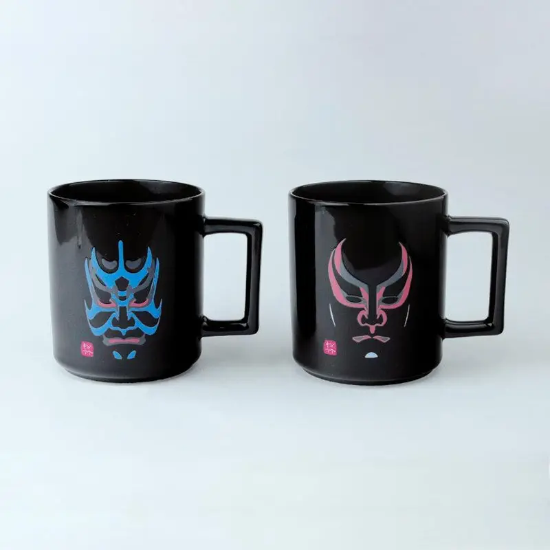 Kabuki Black Ceramic Mug – Limited Edition Color Variant – Mino Ware By Marumo Takagi 1