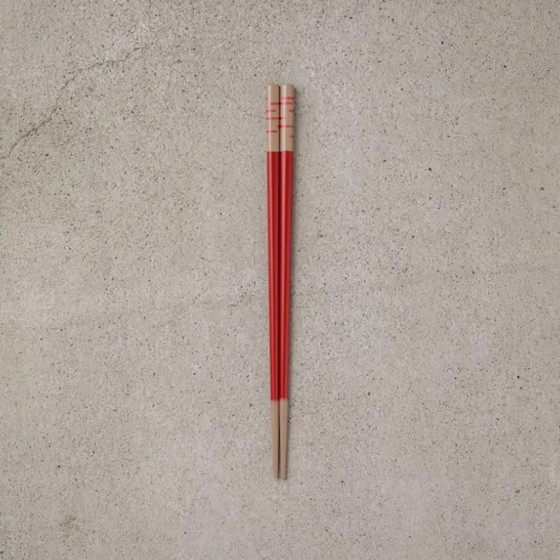 Kaze Red Chopsticks – Dynamic 18-Zen Lacquer Finish 1
