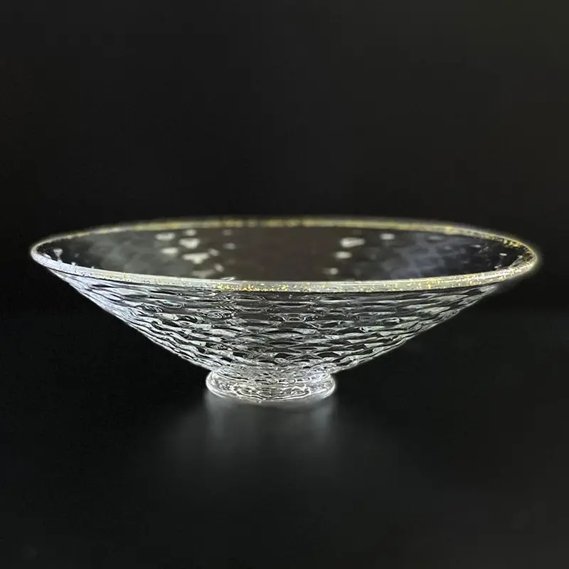 Kirameki Large Glass Bowl – Lustrous Utsuwa-Inspired Serving Vessel 1