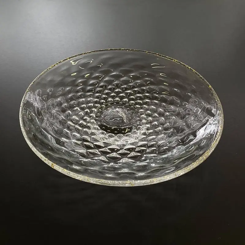 Kirameki Small Glass Dish – Delicate Sara-Style Appetizer Plate 1