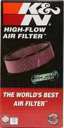K&N E-4820 High-Flow Round Replacement Air Filter 1