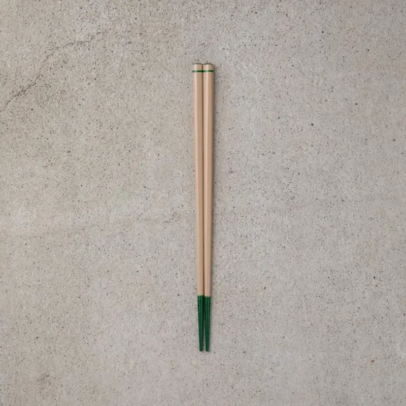 Koma Green Chopsticks – Earthy 18-Zen Lacquered Set 1