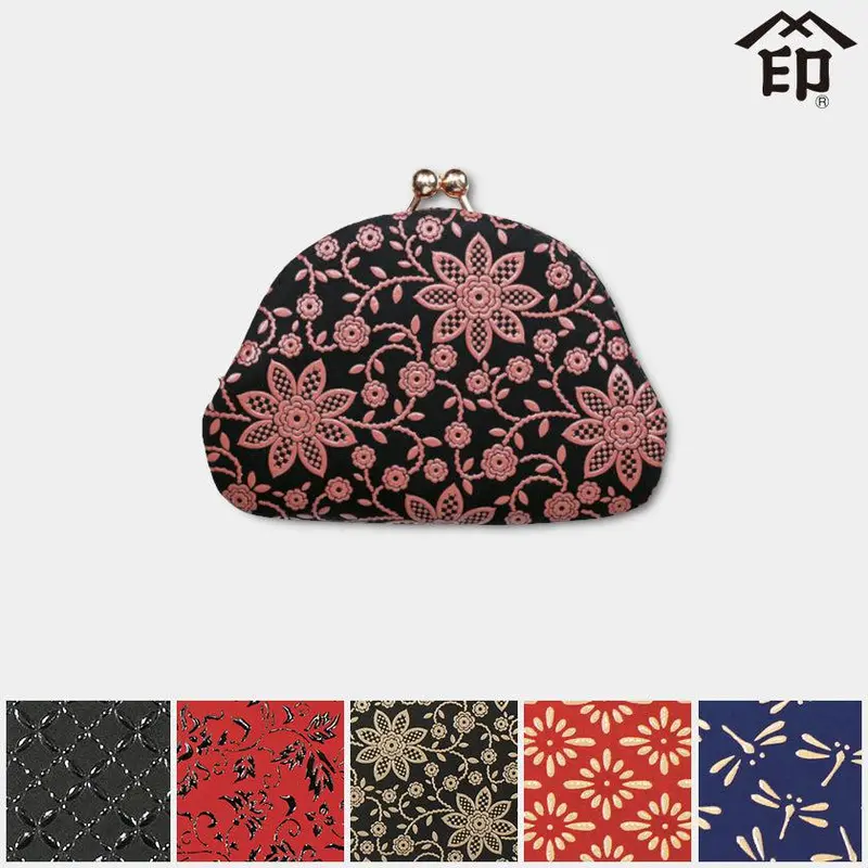 Koushu Inden Coin Purse 121H – Spacious Lacquered Deerhide Wallet By Inden-Ya 1