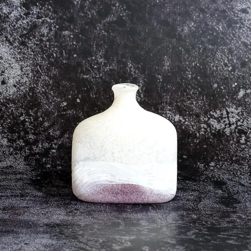 Kunpu Glass Vase – Purple Gradient, Sun Glass Studio Kyoto Handblown Design 1
