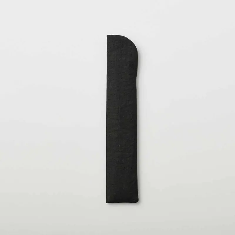 Kyoto Folding Fan Pouch – Slim Black Carry Case For Men (Up To 23 Cm) By Ohnishi Tsune Shoten 1
