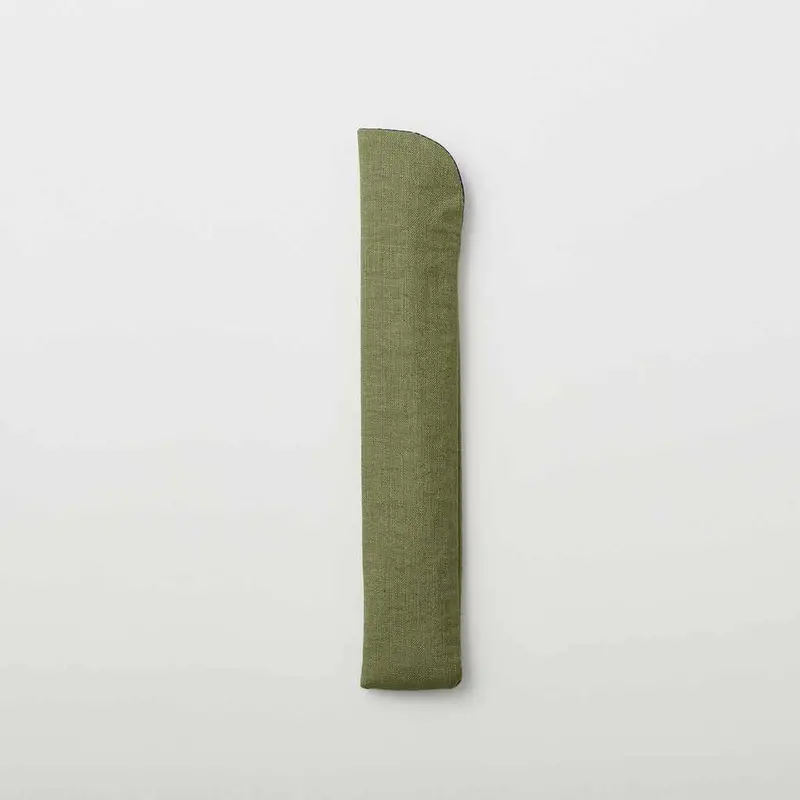Kyoto Folding Fan Sleeve – Compact Green Pouch For Men (Up To 23 Cm) By Ohnishi Tsune Shoten 1