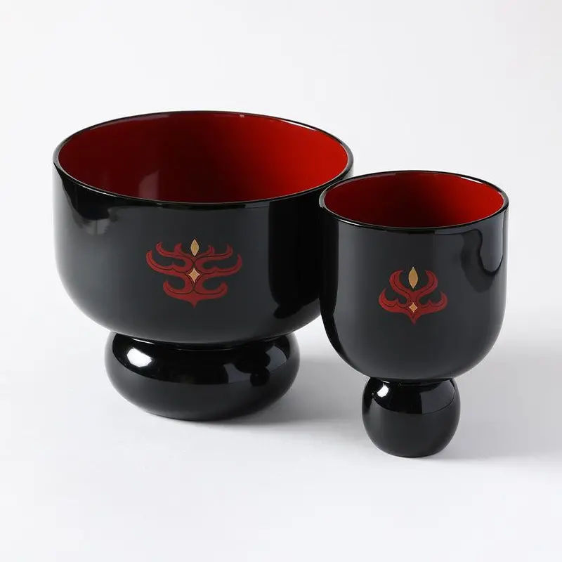 Lacquerware Cup & Bowl Set ‘Ape’ – Handcrafted By Sumio Watanabe For Cikarpe Akan 1