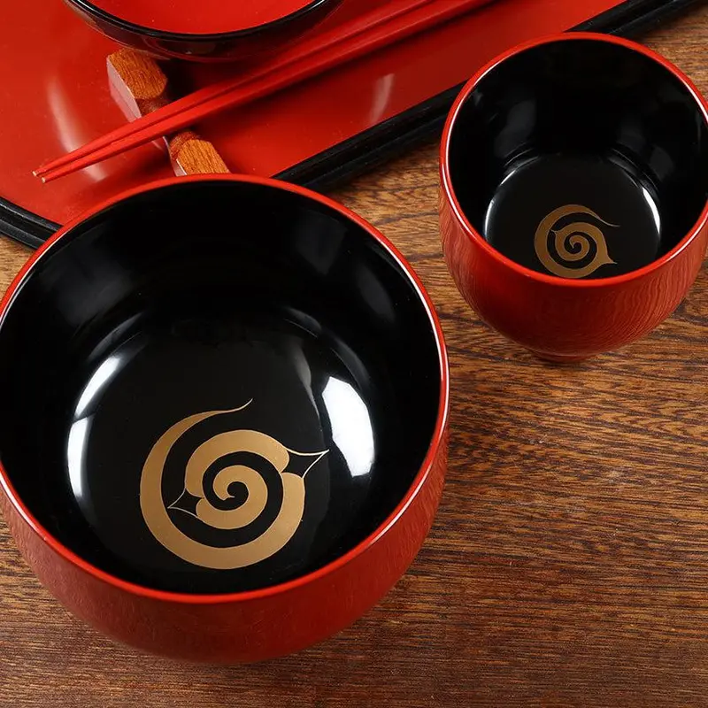 Lacquerware Cup & Bowl Set ‘Morew’ – Artisan Craft By Shusei Toko For Cikarpe Akan 1