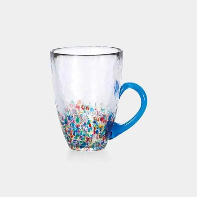 Lapis Lazuli Nebuta Mug | Tsugaru Vidro X Aderia Handblown Drinkware 1
