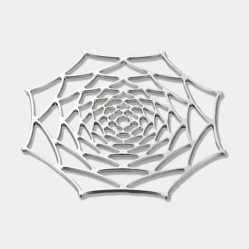 Large Cast Metal Platter — Kago Dahlia-Inspired Design By Nousaku 1