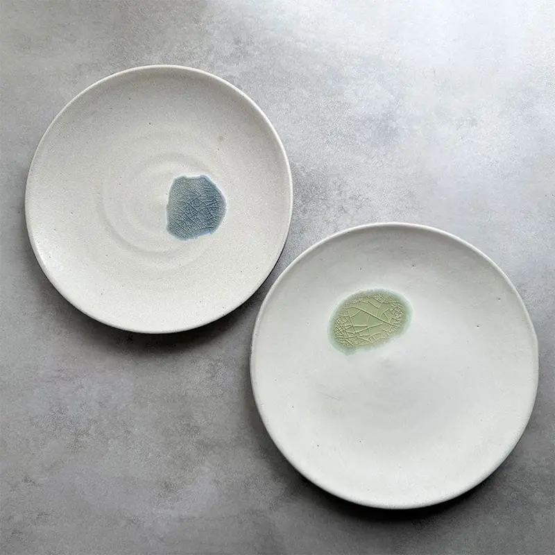 Large Glass-Glazed Platter In Traditional Tanba Ware By Shinsuigama 1
