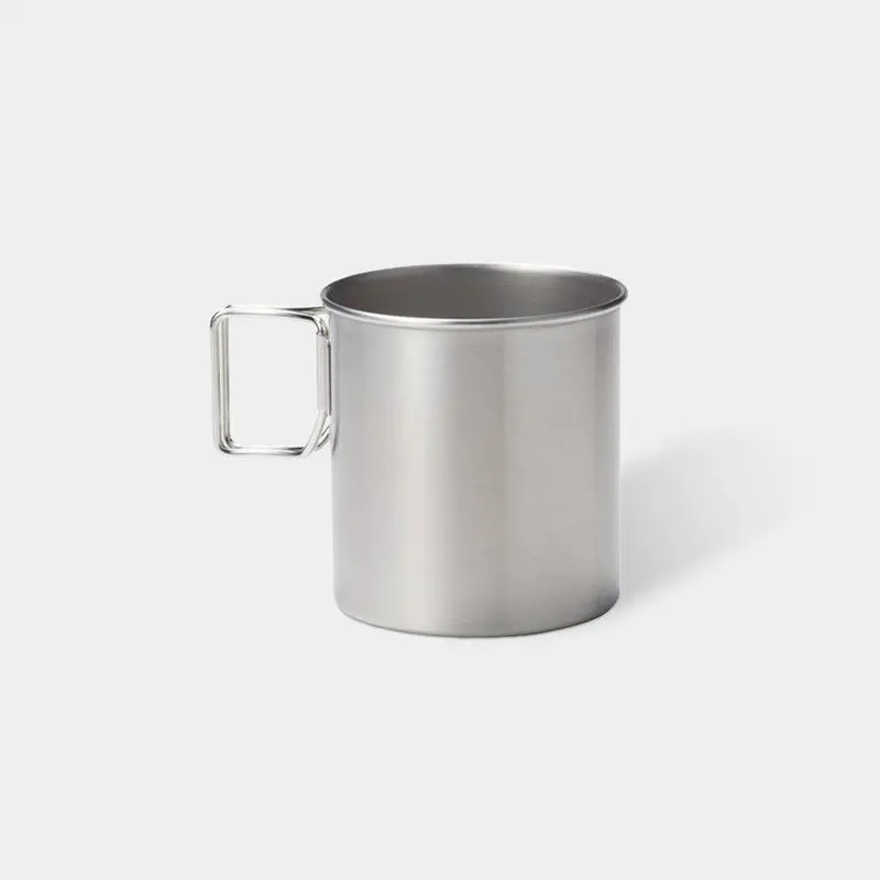Large Stainless Travel Mug (L) | Mirror-Finish Silver | Marumo Takagi 1