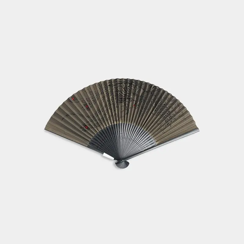 Legendary Phoenix Men’S Folding Fan – Includes Matching Pouch | Nagoya Craftsmanship | Suehirodo 1