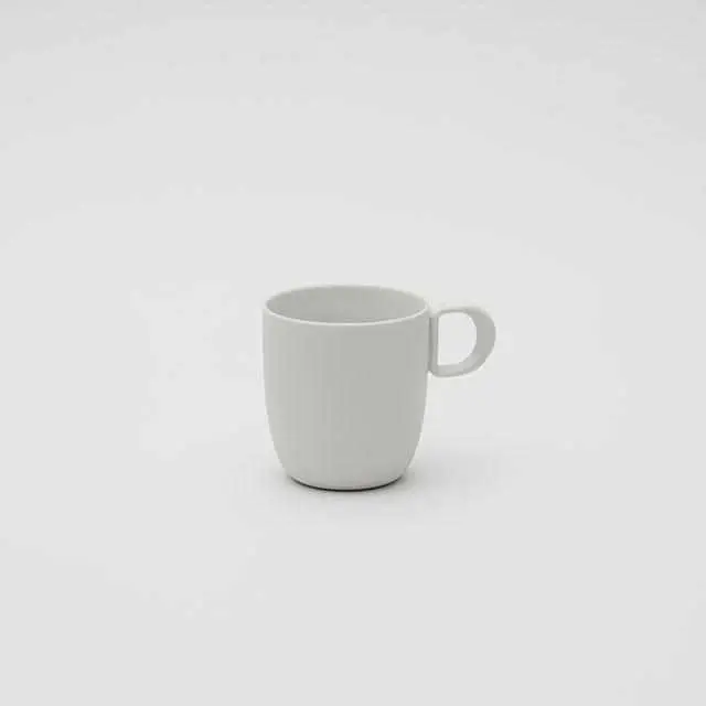 Leon Ransmeier Ceramic Mug In Pure White – Hand-Thrown Arita-Yaki Tableware 1