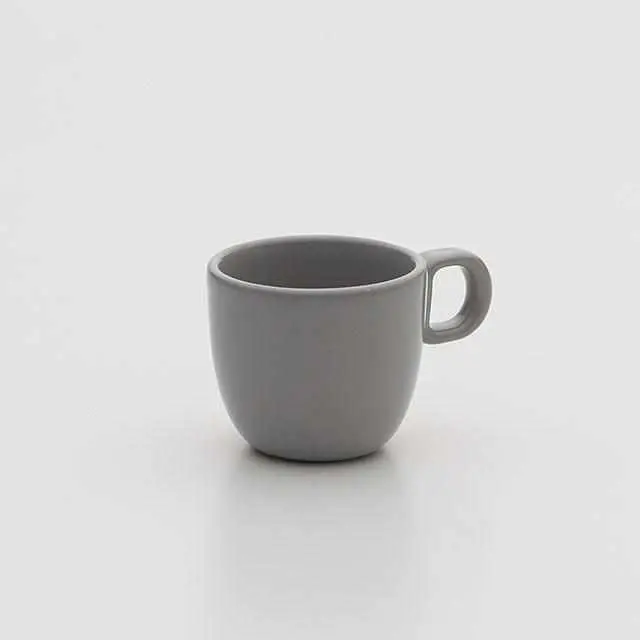 Leon Ransmeier Gray Espresso Cup – Contemporary Imari-Arita Tableware 1