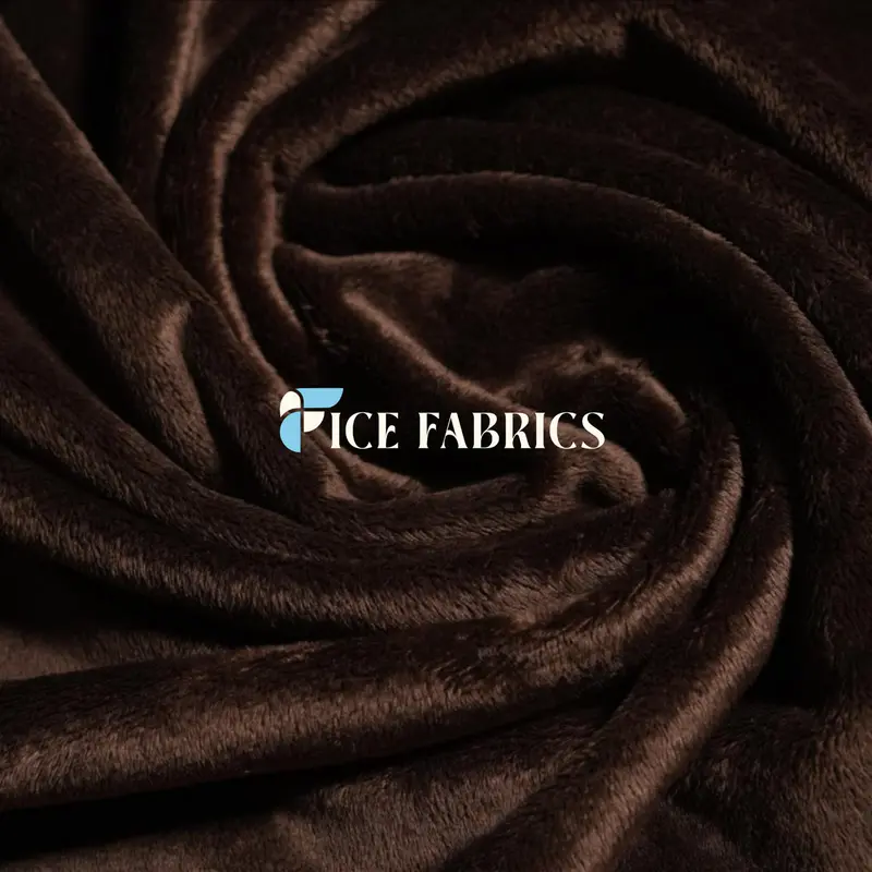 Light Brown Solid Minky Fabric – Warm, Supple Yardage | Nivarasoft 1