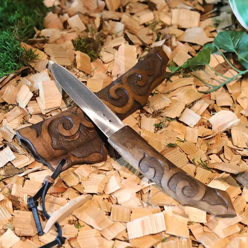 Makiri Knife By Hideharu Taira – Heritage Ainu Forged Blade By Cikarpe Akan 1