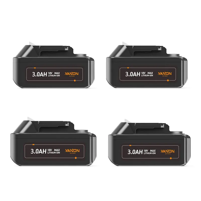 Makita Bl1830 18V 3.0Ah Lithium-Ion Replacement Battery (4-Pack) 1