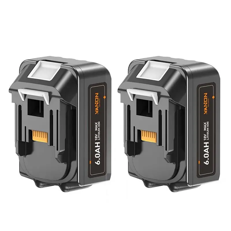 Makita Bl1860 18V 6.0Ah Lithium-Ion Replacement Battery (2-Pack) 1