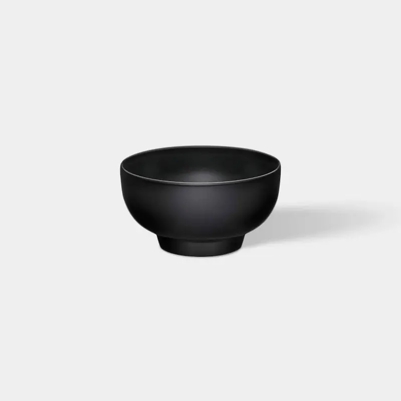 Matte Black Soup Bowl – Hasami-Yaki Stoneware By Saikai Toki 1