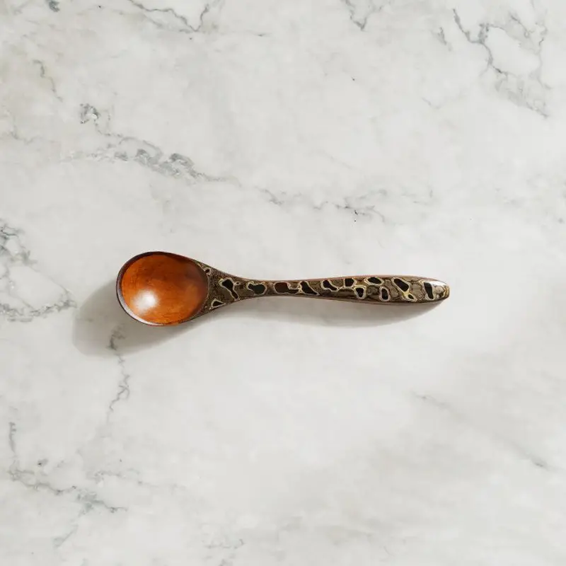 Matte Black Tsugaru-Nuri Mini Spoon | Yasuharu Masukawa Artisan Series 1