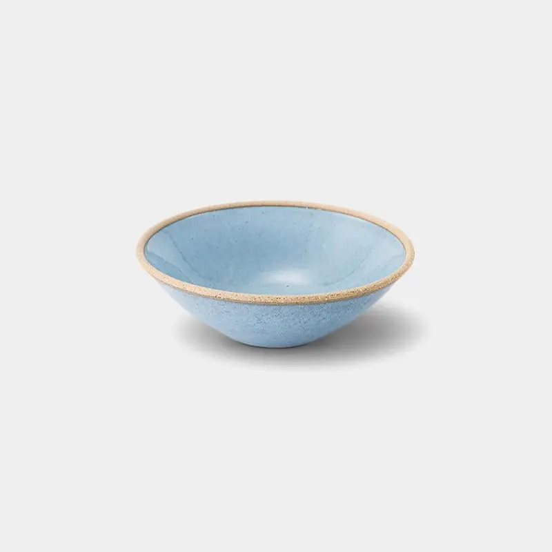 Medium Hasami Ware Terracotta Bowl – Saikai Toki Blue Ceramic 1