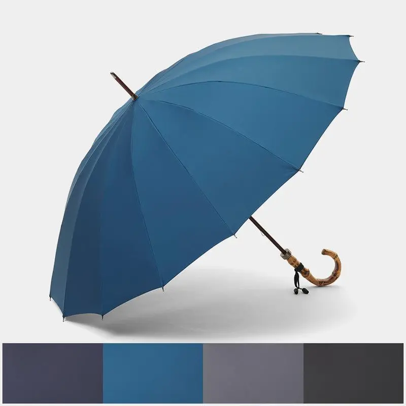 Men’S 16-Rib Extended Carbon-Fiber Traditional Umbrella – Tokyo Umbrella Series 1