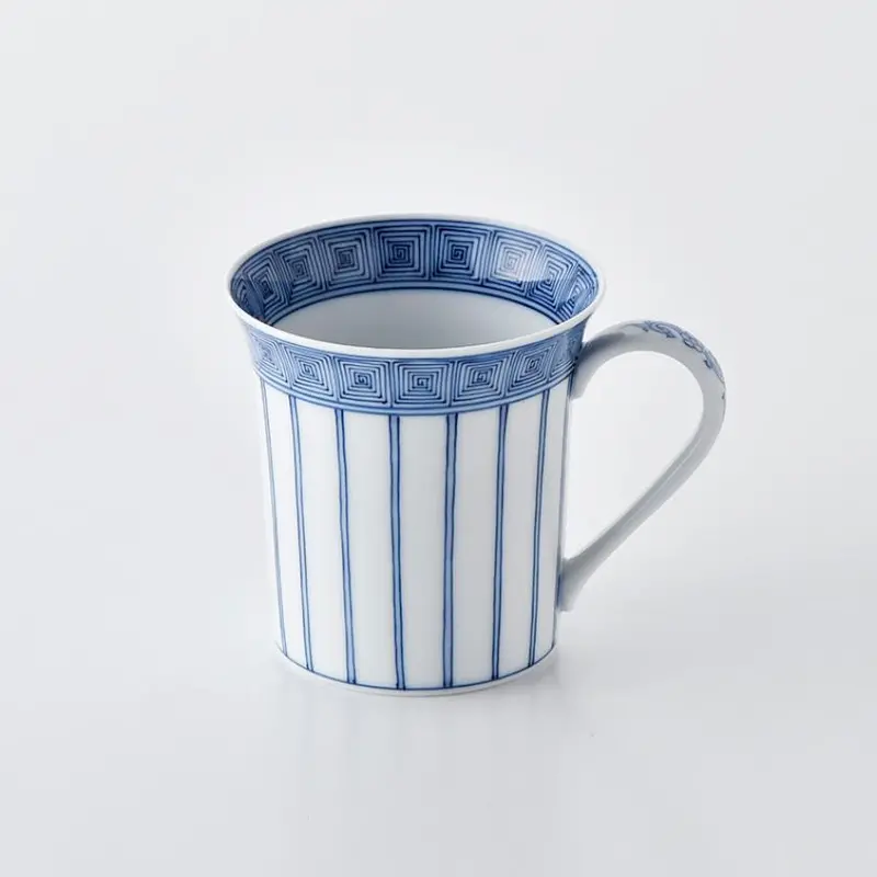 Mikawachi Ware Mug – Hirado-Jyusso Pattern Inspired By Edo-Era Aesthetics 1