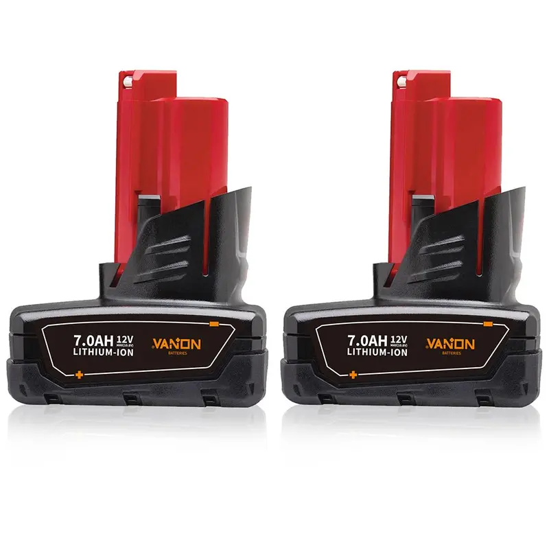 Milwaukee M12 12V 7.0Ah Replacement Battery – 2-Pack 1