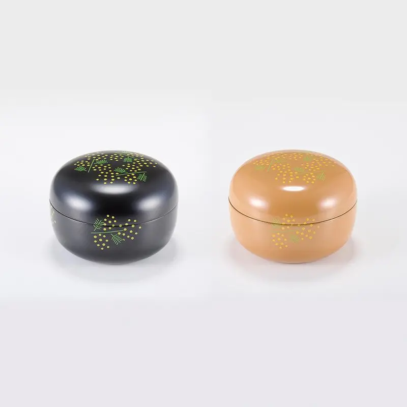 Mimosa Lacquerware Bonbonniere (Large) – Isuke Traditional Craft 1