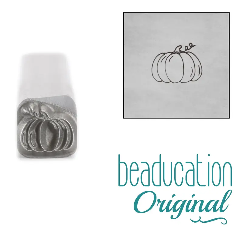 Mini Pumpkin Shape Metal Stamp, 4.5Mm – Beaducation Original 1