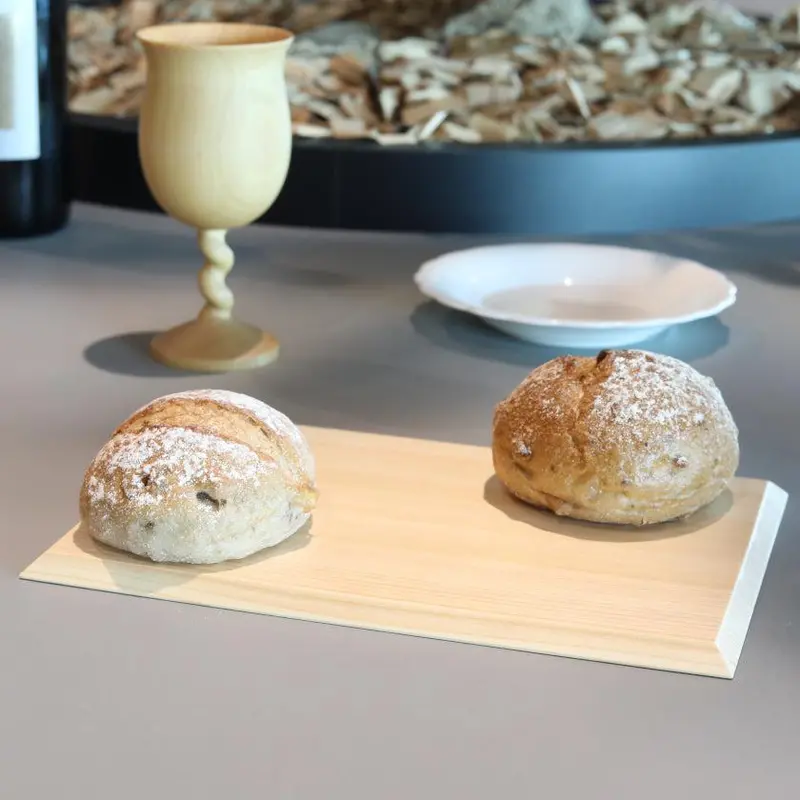 Minimalist Solid-Wood Serving Plate – Hand-Finished | Kino-Sachi 1