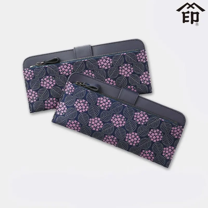Misono 8003 Traditional Japanese Deerhide Wallet – Artisan Koushu Inden Lacquer Design 1