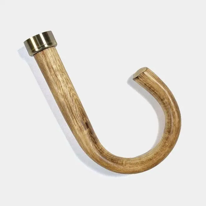 Momiji Burnt-Color Handle Option – Gentleman’S Long Umbrella By Maehara Kohei Shoten 1