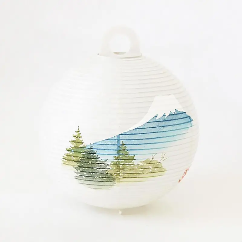 Mount Fuji Silhouette Letter Lantern | Gifu Chochin Art Lamp 1