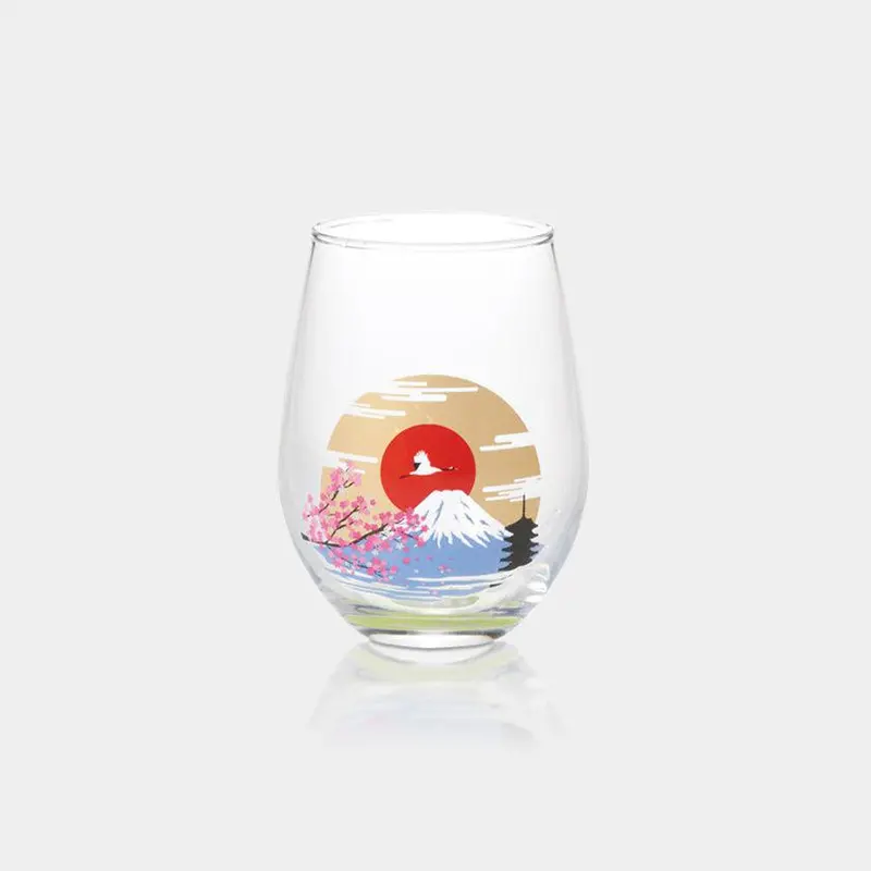 Mt. Fuji Moonlight Glassware | Dynamic Color & Pattern | Marumo Takagi 1