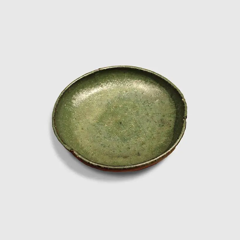 Mugwort Glaze Ceramic Vase (15 Cm) | Natural Iga Yaki | Mashino Kiln 1