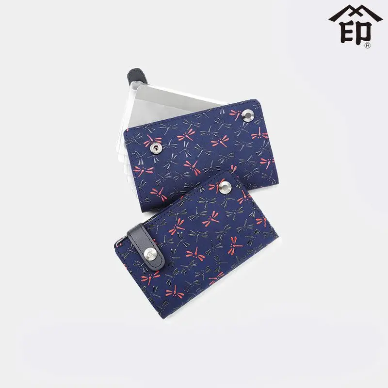 Nagomi 7522 Slim Card Holder – Hand-Lacquered Japanese Deer Leather 1