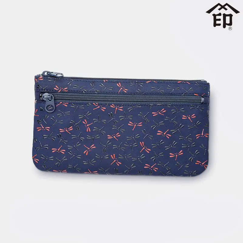 Nagomi 7524 Compact Leather Pouch – Traditional Koushu Inden Lacquer Technique 1