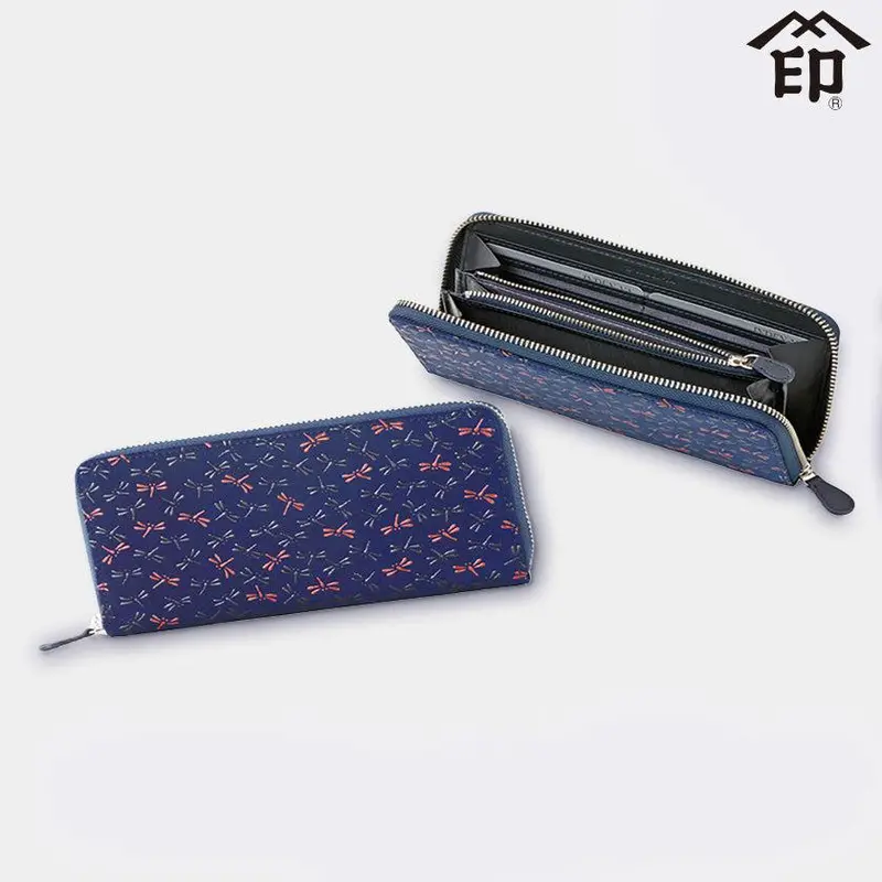 Nagomi 7528 Premium Leather Wallet – Elegant Koushu Inden Lacquered Deer Skin 1