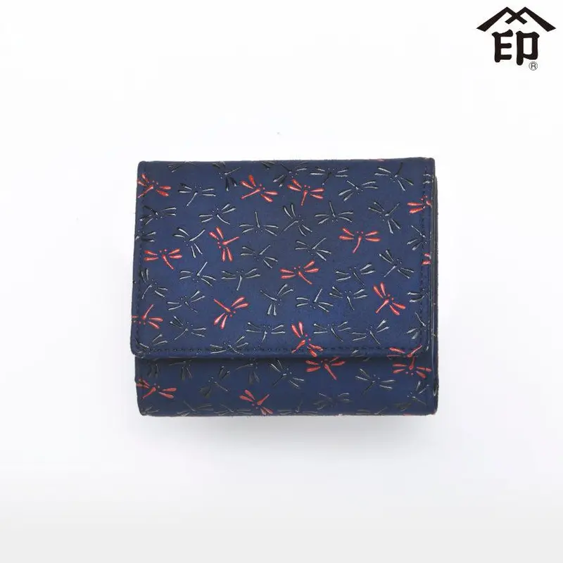 Nagomi Bi-Fold Wallet – Calming Inden-Lacquered Deerskin Design | Inden-Ya 1