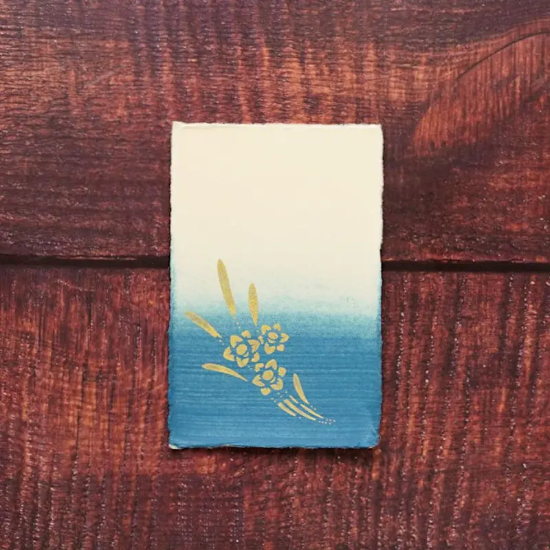 Narcissus Postcards – Cobalt Blue Pack (3 Cards) | Karagen X Karakami 1