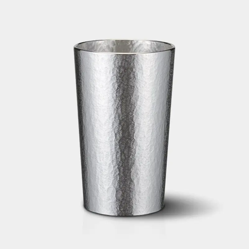 Natural-Finish Pewter Tumbler (Small) – Osaka Naniwa Craft 1