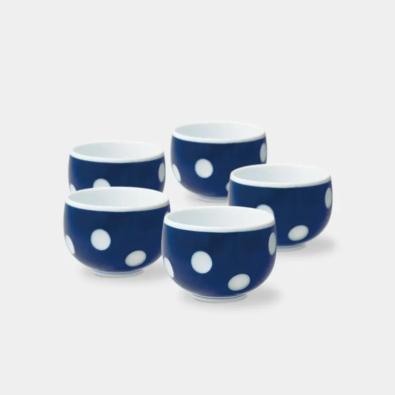 Negaposi Negaposi Cup Set – 5-Piece Minimalist Hasami Ceramic Mugs By Saikai Toki 1