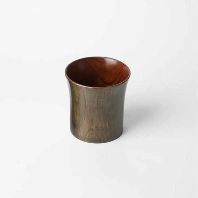 Niigata Natural-Finish Lacquerware Mug – Medium Size, Traditional Craftsmanship 1