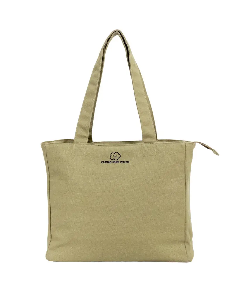Olive Laptop Tote – Rich Green Neutral Business-Ready Tote 1